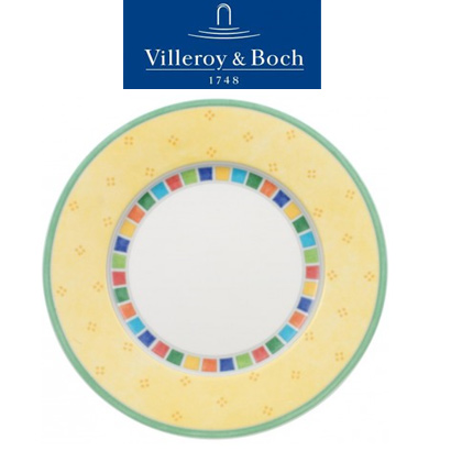 [해외][Villeroy&amp;Boch] 빌레로이앤보흐 Twist Alea Limone Bread &amp; Butter Plate 6 1/2 in (4pcs) (17cm)