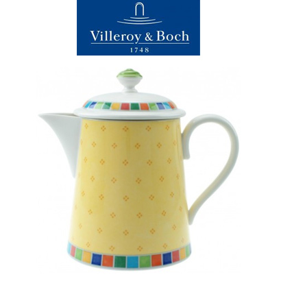[해외][Villeroy&amp;Boch] 빌레로이앤보흐 Twist Alea Limone Coffeepot 42 1/4 oz (1.25L)