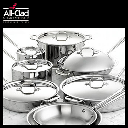 [해외] 올클래드 Cookware Set,17 Piece Stainless Steel